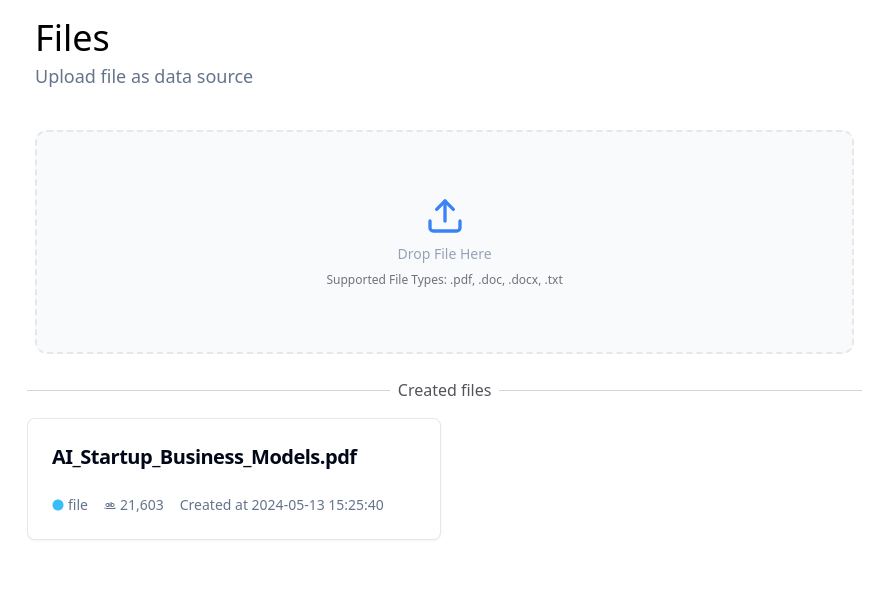 Add your datasources